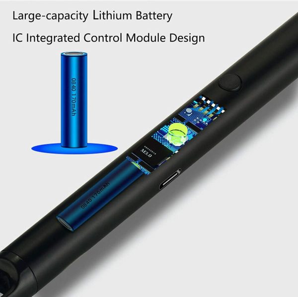 USB Rechargeable Arc Lighter β Flameless, Windproof Design with LED Battery Display & Safety Switch | 360Β° Rotating for Aromatherapy (Random Colors) π¬β¨
