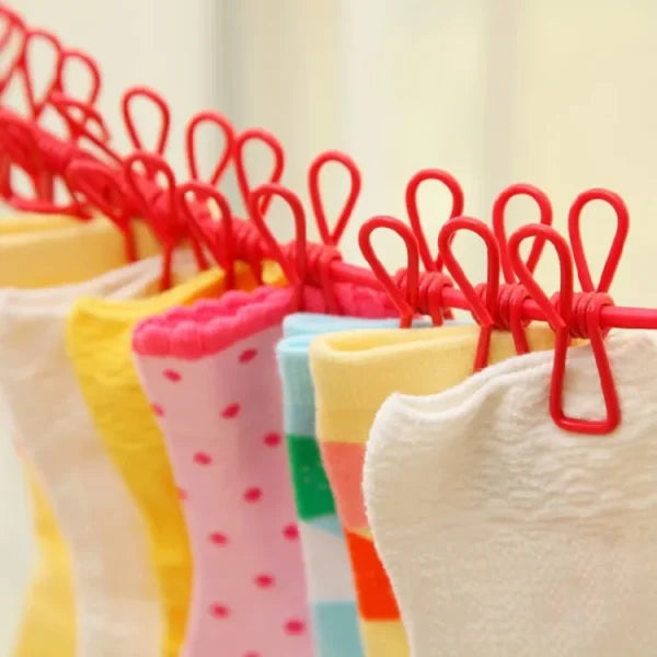 Clip & Hang 185cm Portable Clothesline β Windproof & Travel-Friendly