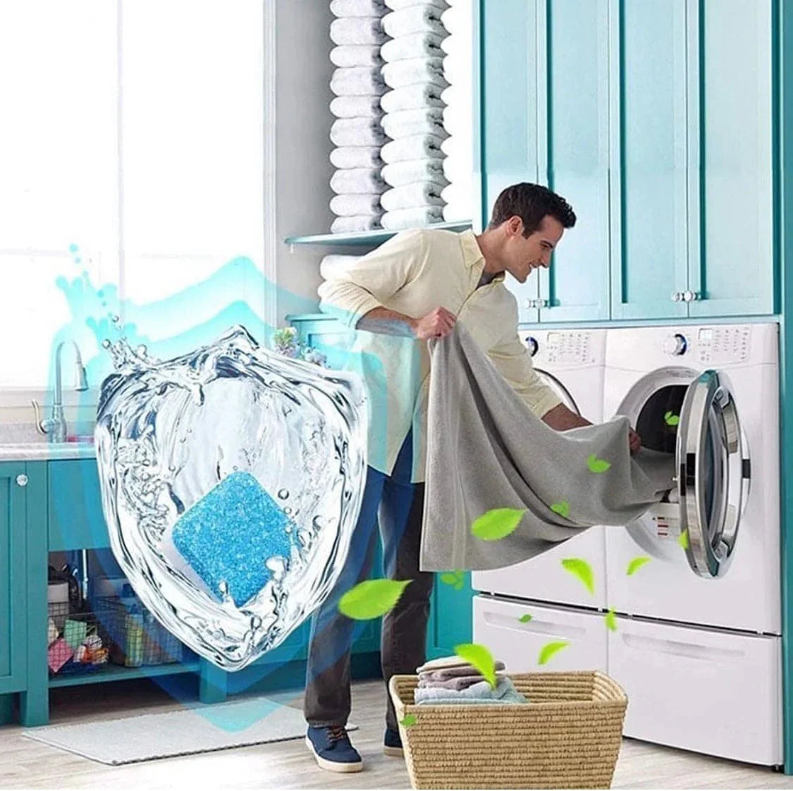 Washing Machine Cleaner Tablets β 12 Pcs