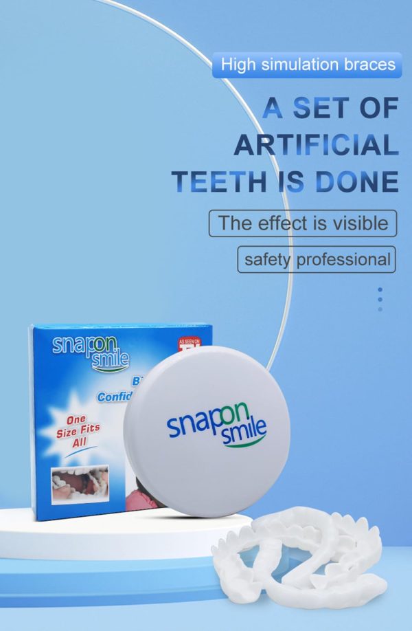 Snap-on Smile: Instant Confidence with a Brighter, Whiter Smile β Free Delivery!