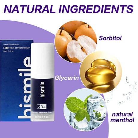 Teeth Brightening HiSmile V34 Colour Corrector Serum (30ml) β Achieve a Radiant Smile with Free Delivery